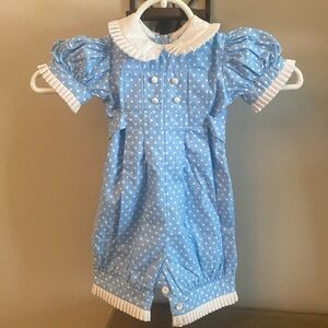 SIMI  Baby Vintage Romper EUC Size 12 Months